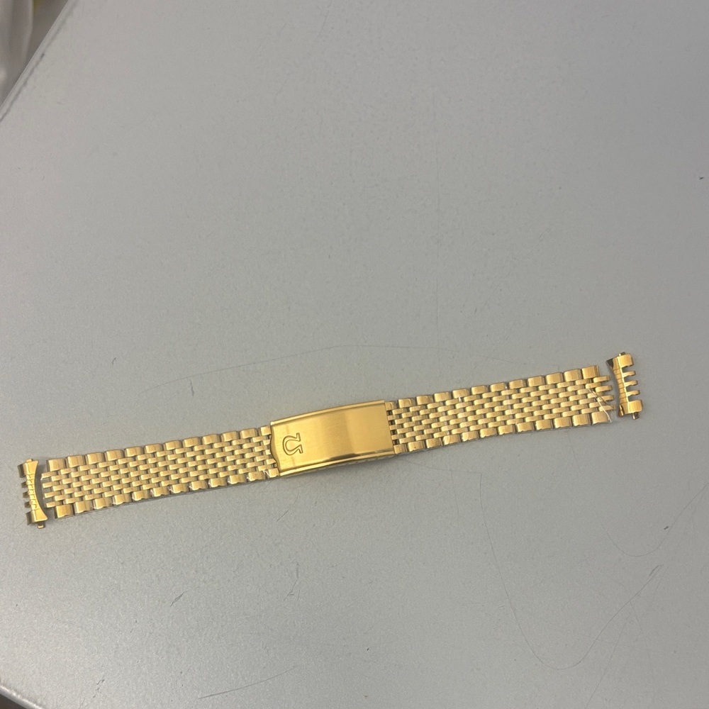 Mint condition Omega gold-plated watch Bracelet 18mm